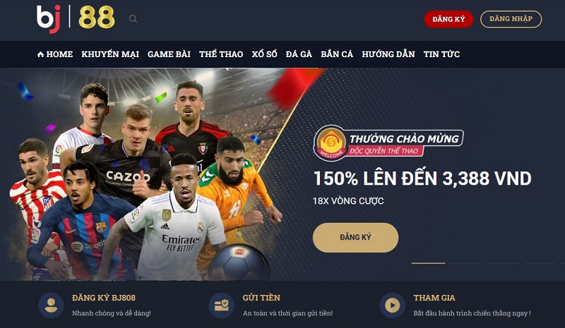 Nhà cái BJ88 - sân chơi cá cược trực tuyến hấp dẫn